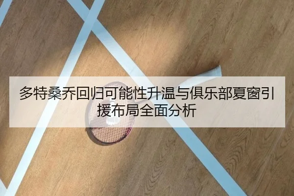 多特桑乔回归可能性升温与俱乐部夏窗引援布局全面分析